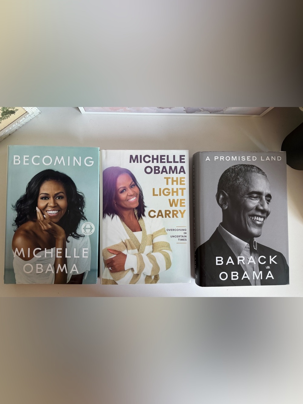 Michelle & Barack Obama Hardcover Memoir Collection | 3 Books